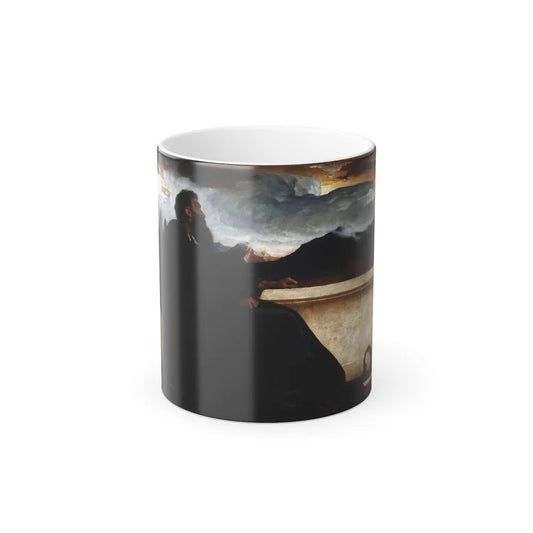 Frederic Leighton (1830-1896) David at Rest - 1865 - Color Changing Mug 11oz-11oz-Go Mug Yourself