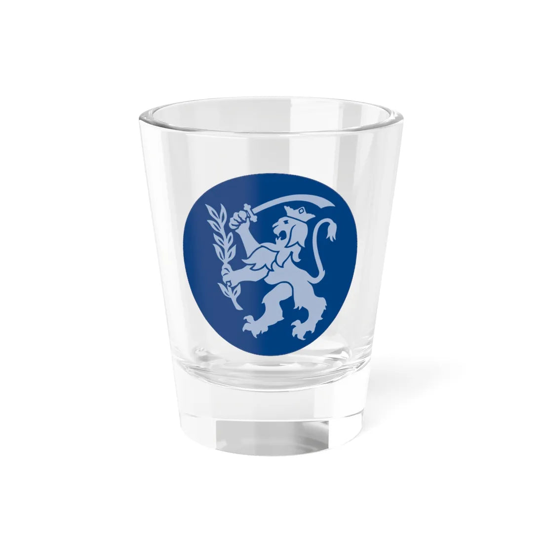 Fredericia Kommune coa (Denmark) (Coat of Arms) Shot Glass 1.5oz 1.5oz - Go Mug Yourself