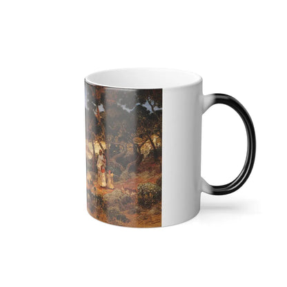 Frederick Arthur Bridgman (1847-1928) a coastal trail - Color Changing Mug 11oz-Go Mug Yourself