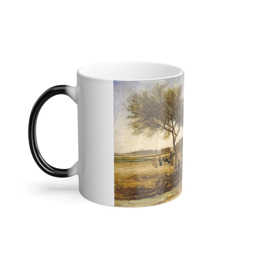 Frederick Arthur Bridgman (1847-1928) An Arab Village - Color Changing Mug 11oz-Go Mug Yourself