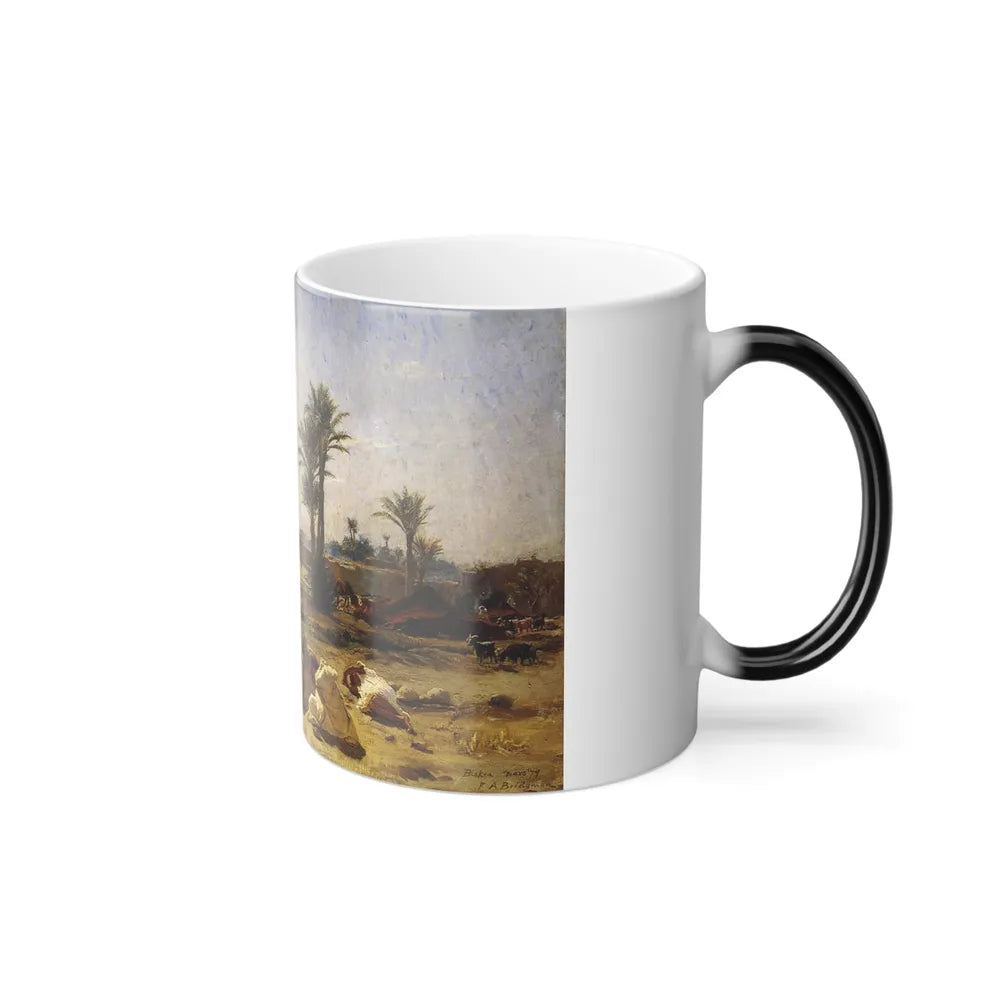 Frederick Arthur Bridgman (1847-1928) An Arab Village - Color Changing Mug 11oz-Go Mug Yourself