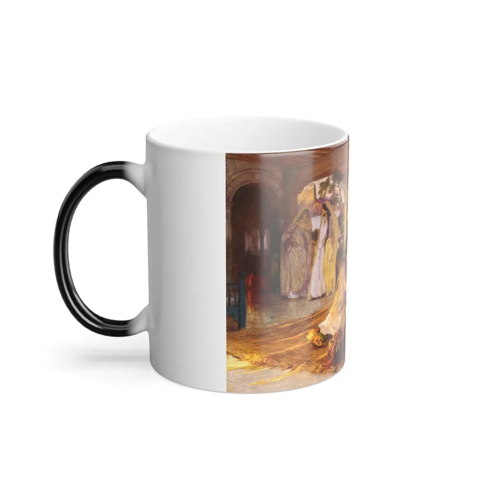 Frederick Arthur Bridgman (1847-1928) an eastern veranda - Color Changing Mug 11oz-Go Mug Yourself