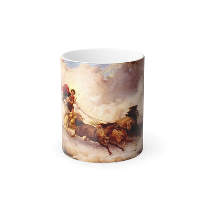 Frederick Arthur Bridgman (1847-1928) Apollon Enlevant Cyrene - Color Changing Mug 11oz-11oz-Go Mug Yourself