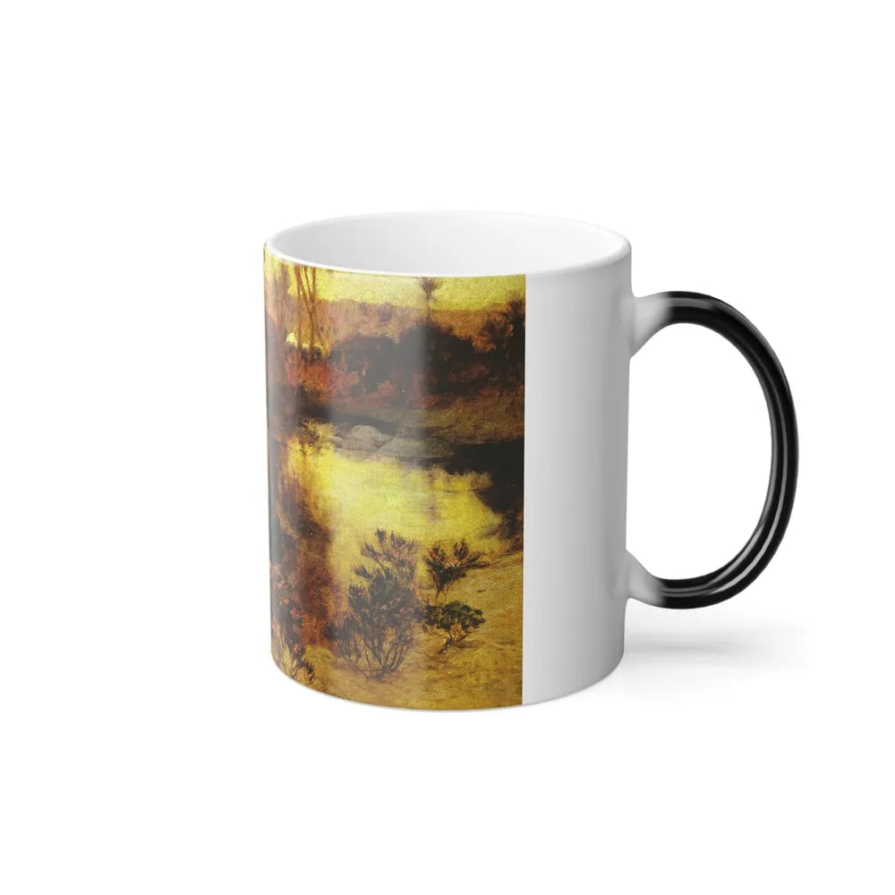 Frederick Arthur Bridgman (1847-1928) AT THE OASIS - Color Changing Mug 11oz-Go Mug Yourself