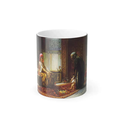 Frederick Arthur Bridgman (1847-1928) First Steps - Color Changing Mug 11oz 11oz - Go Mug Yourself