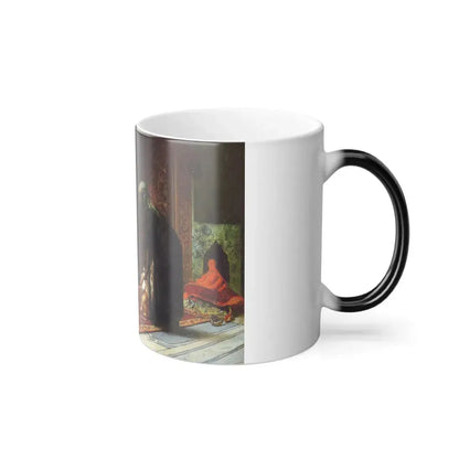 Frederick Arthur Bridgman (1847-1928) First Steps - Color Changing Mug 11oz - Go Mug Yourself