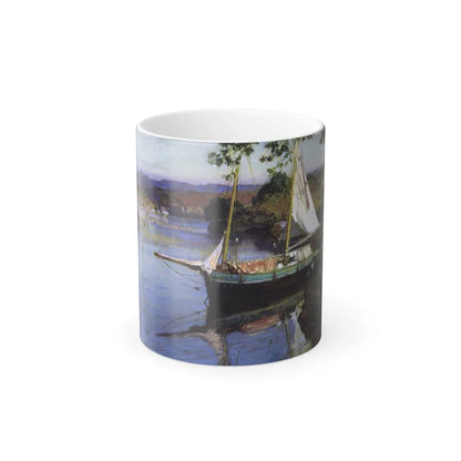 Frederick Arthur Bridgman (1847-1928) In the Cove - Color Changing Mug 11oz-11oz-Go Mug Yourself