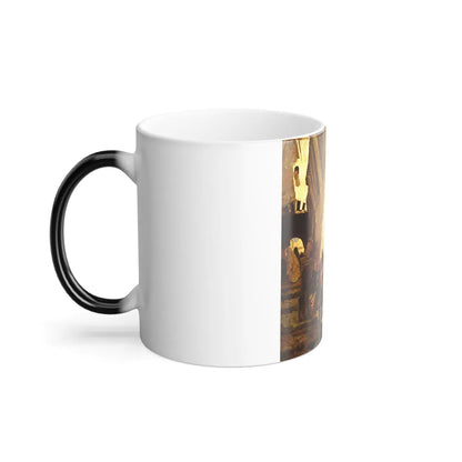 Frederick Arthur Bridgman (1847-1928) Near The Kasbah - Color Changing Mug 11oz-Go Mug Yourself