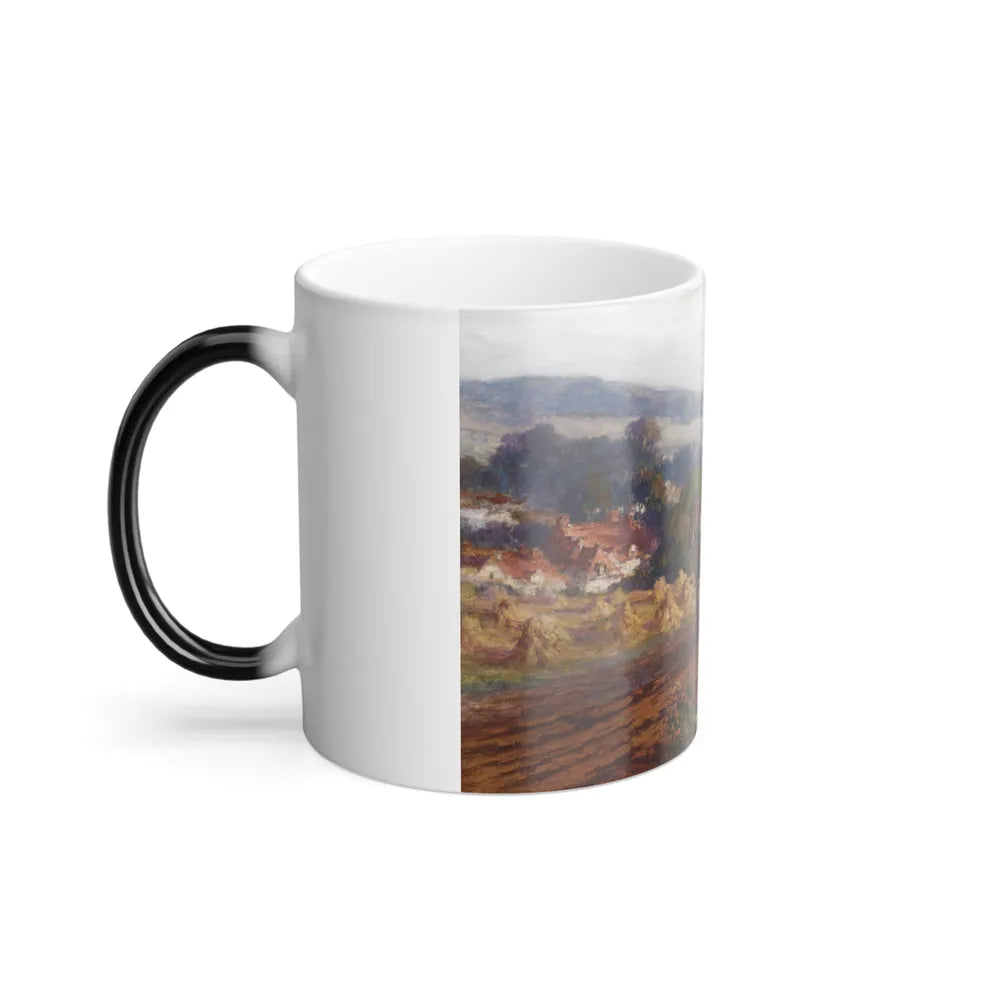 Frederick Arthur Bridgman (1847-1928) Plowing the Field - Color Changing Mug 11oz-Go Mug Yourself