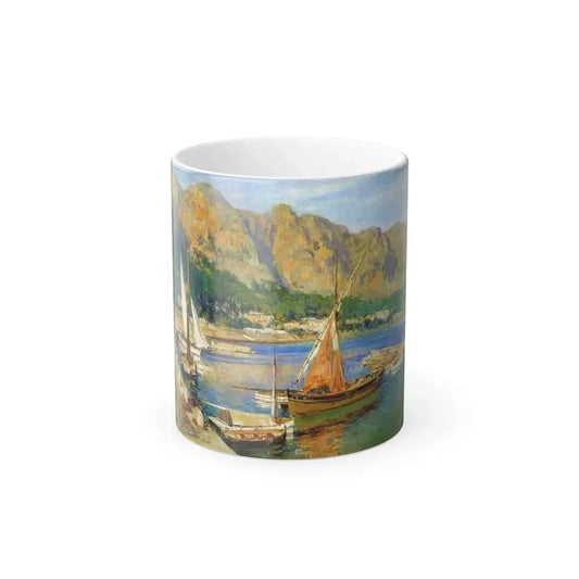 Frederick Arthur Bridgman (1847-1928) Sailboats South of France - Color Changing Mug 11oz 11oz - Go Mug Yourself