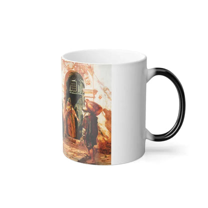 Frederick Arthur Bridgman (1847-1928) Scene in Morocco - Color Changing Mug 11oz - Go Mug Yourself