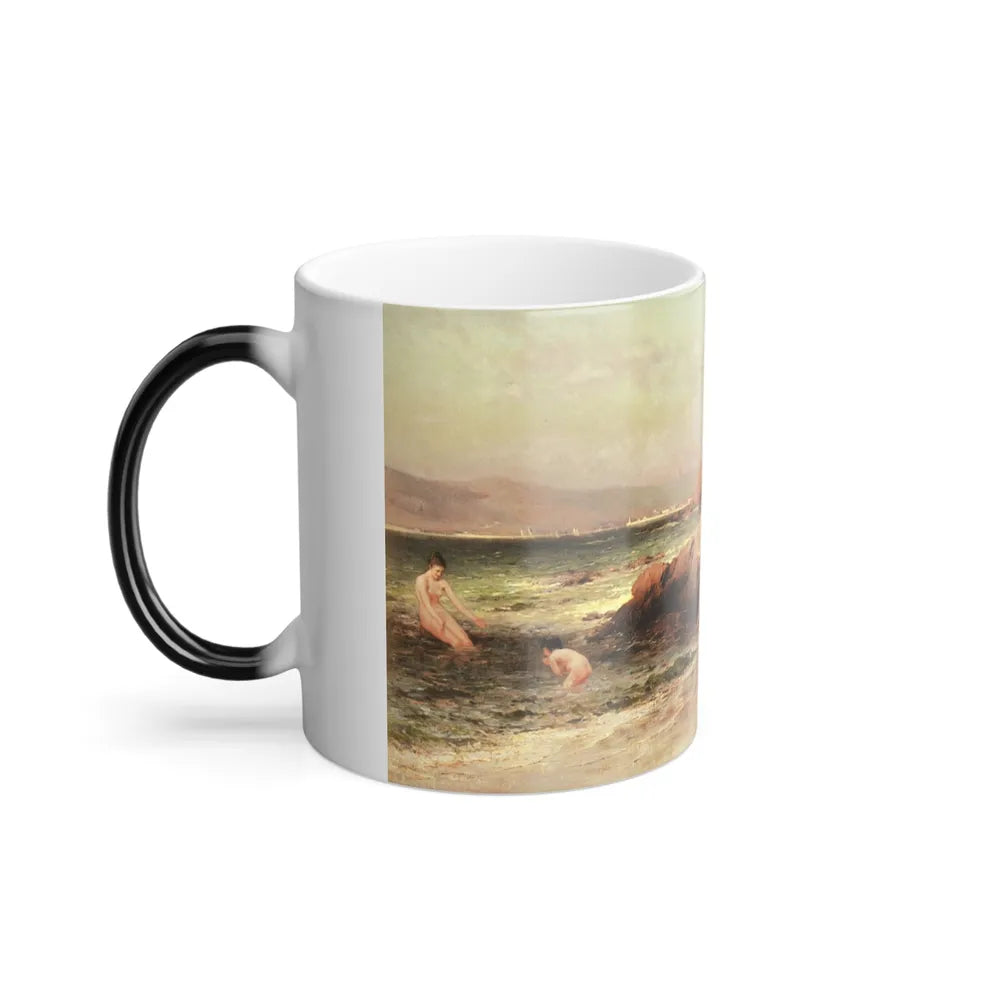 Frederick Arthur Bridgman (1847-1928) The Bathing Beauties - Color Changing Mug 11oz-Go Mug Yourself