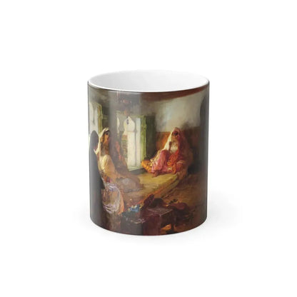 Frederick Arthur Bridgman (1847-1928) The Harem - Color Changing Mug 11oz 11oz - Go Mug Yourself