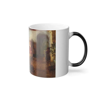 Frederick Arthur Bridgman (1847-1928) The Harem - Color Changing Mug 11oz - Go Mug Yourself