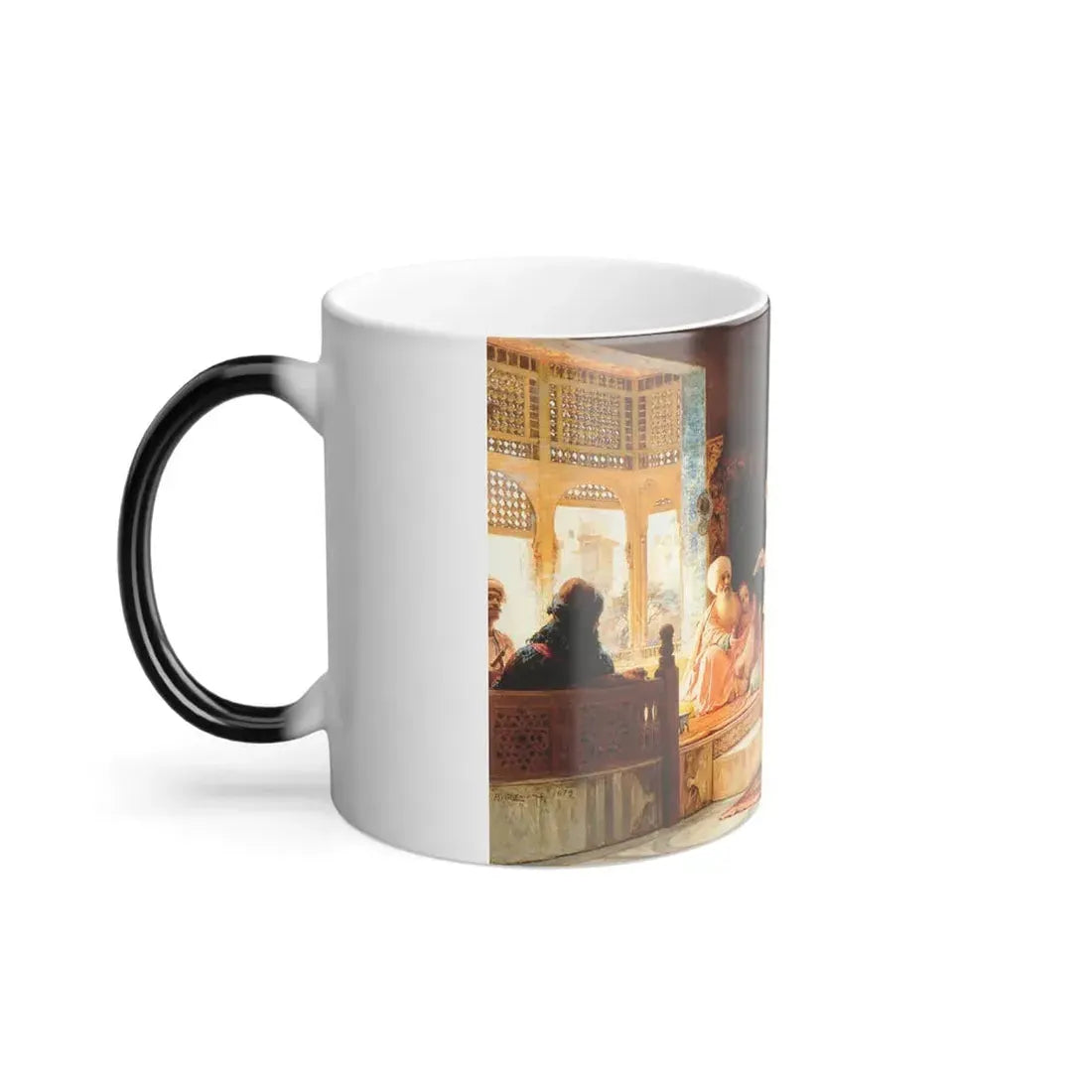 Frederick Arthur Bridgman (1847-1928) The Messenger - Color Changing Mug 11oz - Go Mug Yourself