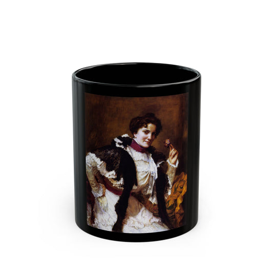 Frederick Arthur Bridgman (1847-1928) unkown title - Black Coffee Mug-11oz-Go Mug Yourself