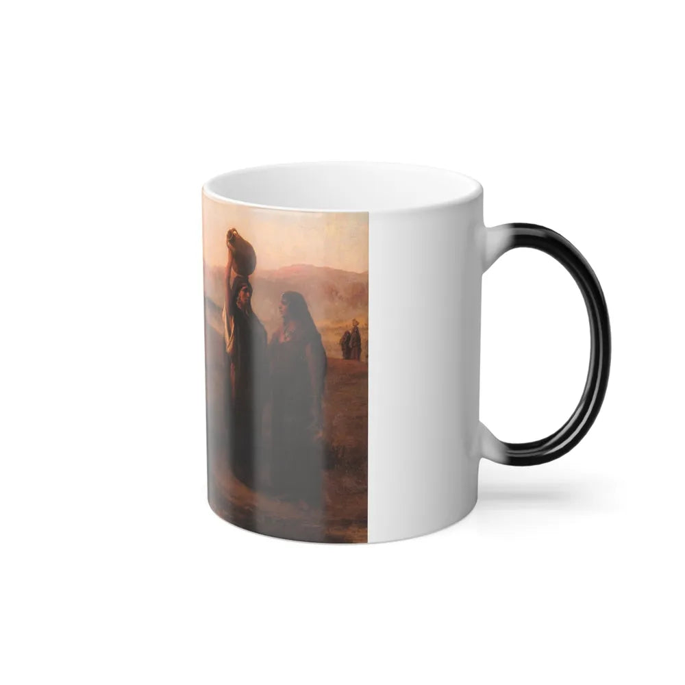 Frederick Arthur Bridgman (1847-1928) Women Drawing Water From The Nile - Color Changing Mug 11oz-Go Mug Yourself