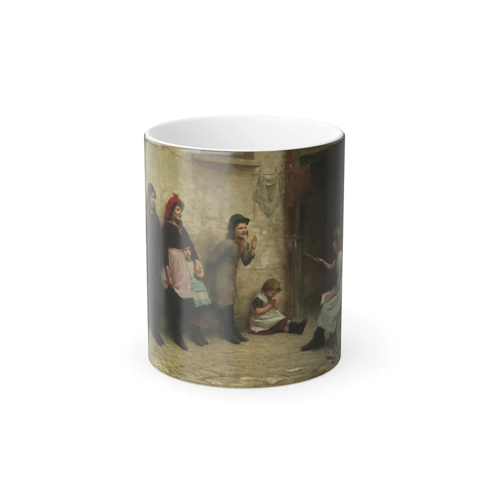 Frederick Brown (1851-1941) Candidates for Girton - Oil on Canvas 1884 - Color Changing Mug 11oz-11oz-Go Mug Yourself