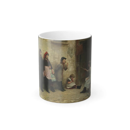 Frederick Brown (1851-1941) Candidates for Girton - Oil on Canvas 1884 - Color Changing Mug 11oz-11oz-Go Mug Yourself