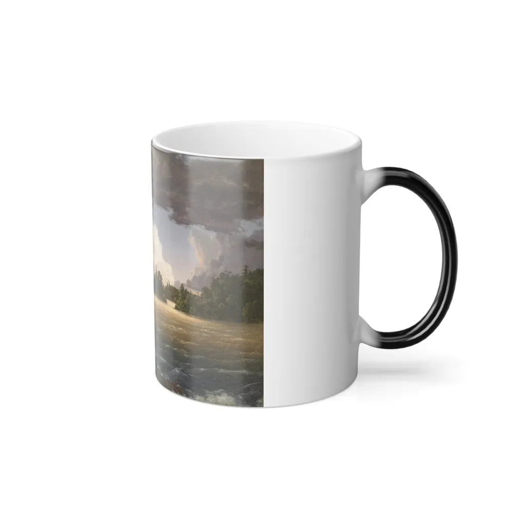 Frederick Edwin Church (1826-1900) Rapids of the Susquehanna - c 1846 - Color Changing Mug 11oz-Go Mug Yourself