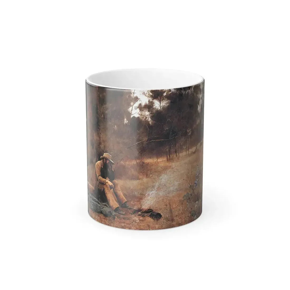 Frederick McCubbin (1855-1917) Down on his luck - 1889 - Color Changing Mug 11oz 11oz - Go Mug Yourself
