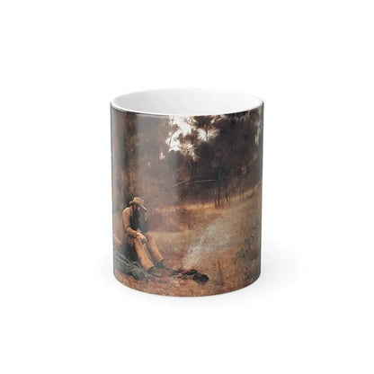 Frederick McCubbin (1855-1917) Down on his luck - 1889 - Color Changing Mug 11oz 11oz - Go Mug Yourself