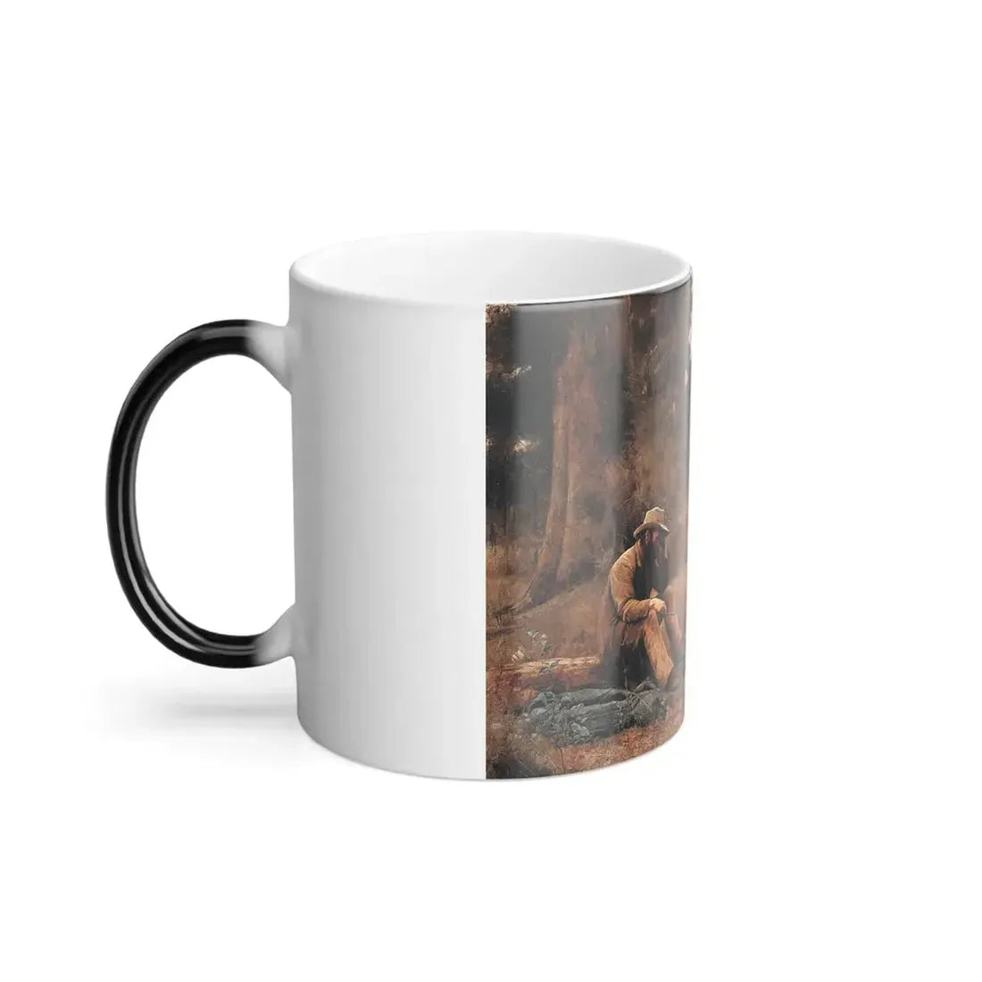 Frederick McCubbin (1855-1917) Down on his luck - 1889 - Color Changing Mug 11oz - Go Mug Yourself