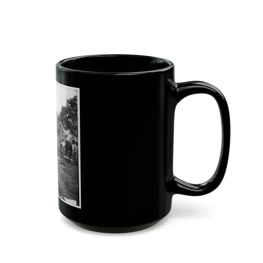 Fredericksburg, Va. Burial Of Unoin Soldiers (U.S. Civil War) Black Coffee Mug - Go Mug Yourself