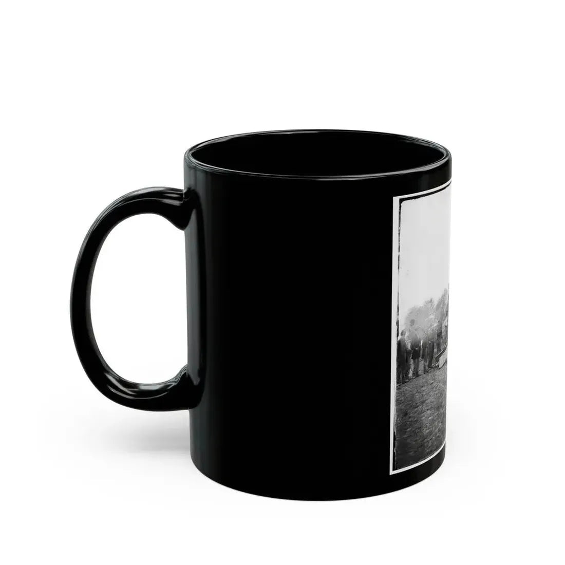 Fredericksburg, Va. Burial Of Unoin Soldiers (U.S. Civil War) Black Coffee Mug - Go Mug Yourself