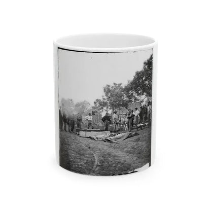 Fredericksburg, Va. Burial Of Unoin Soldiers (U.S. Civil War) White Coffee Mug 11oz - Go Mug Yourself