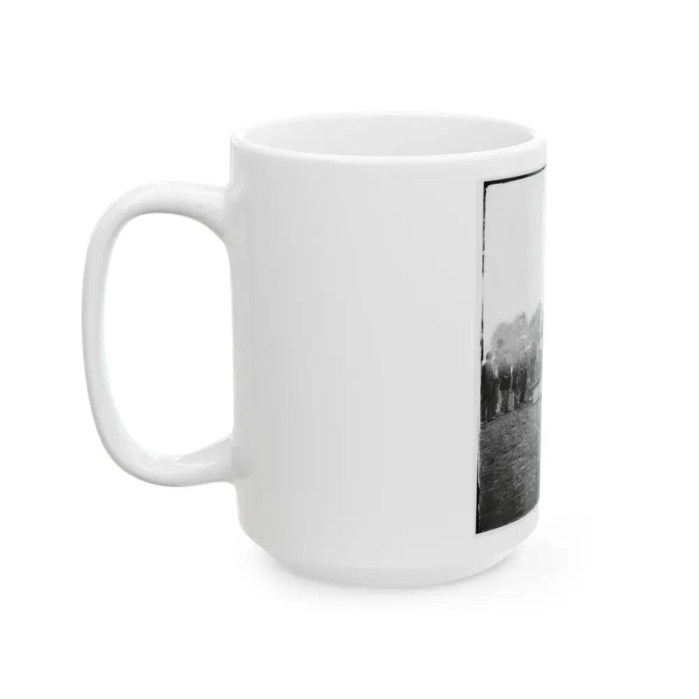 Fredericksburg, Va. Burial Of Unoin Soldiers (U.S. Civil War) White Coffee Mug - Go Mug Yourself