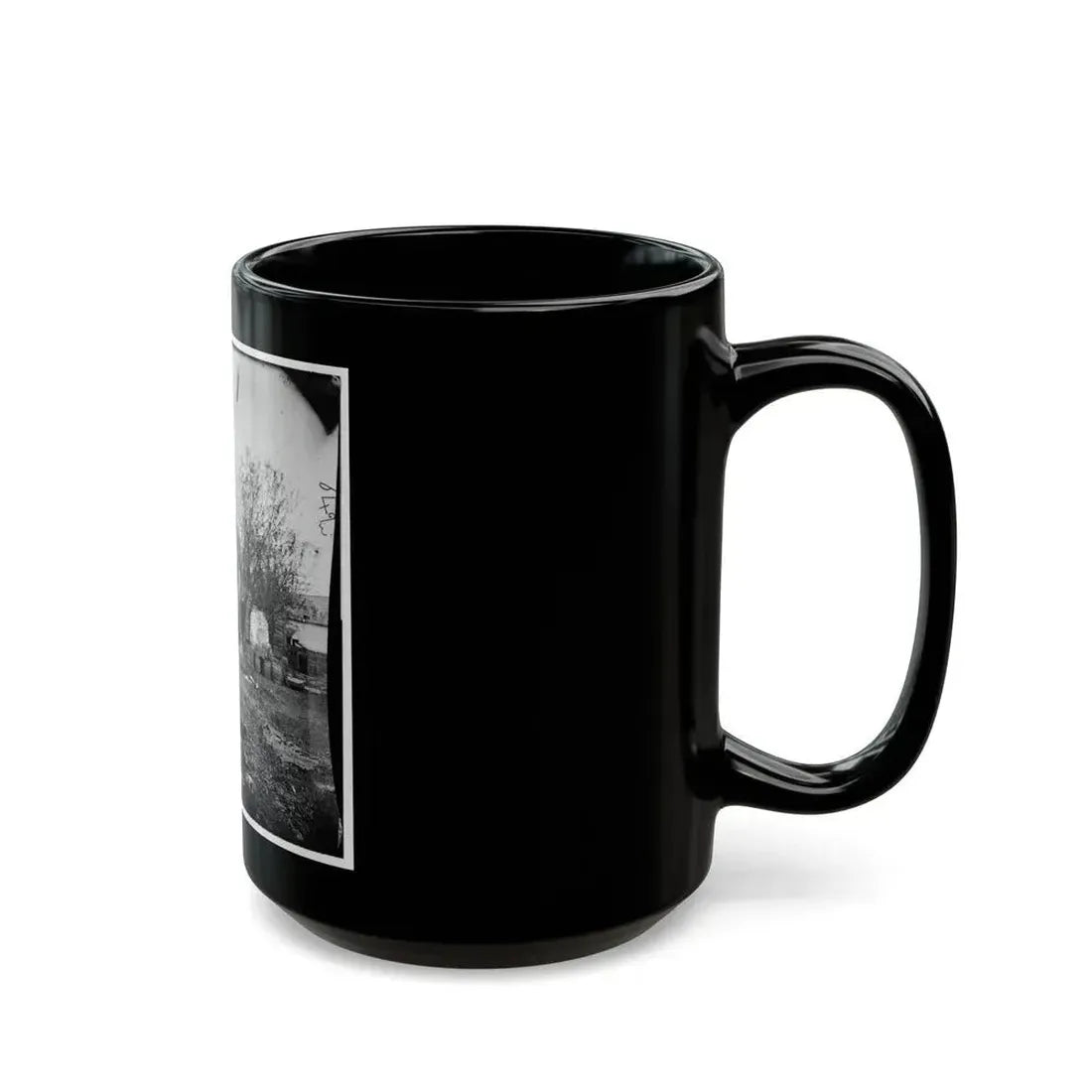 Fredericksburg, Va. Cooking Tent Of The U.S. Sanitary Commission (U.S. Civil War) Black Coffee Mug - Go Mug Yourself