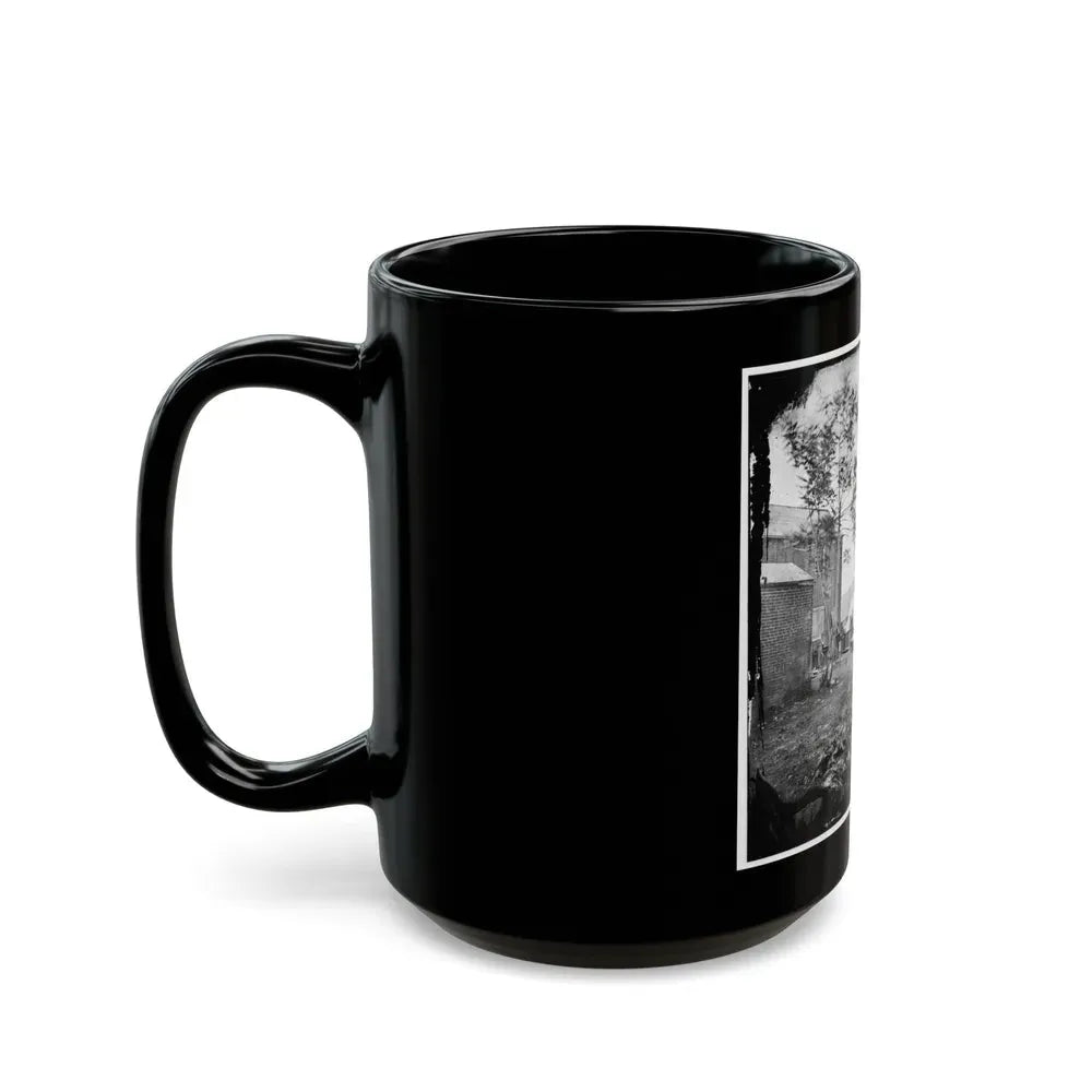 Fredericksburg, Va. Cooking Tent Of The U.S. Sanitary Commission (U.S. Civil War) Black Coffee Mug - Go Mug Yourself