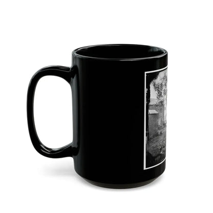 Fredericksburg, Va. Cooking Tent Of The U.S. Sanitary Commission (U.S. Civil War) Black Coffee Mug - Go Mug Yourself