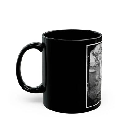 Fredericksburg, Va. Cooking Tent Of The U.S. Sanitary Commission (U.S. Civil War) Black Coffee Mug - Go Mug Yourself