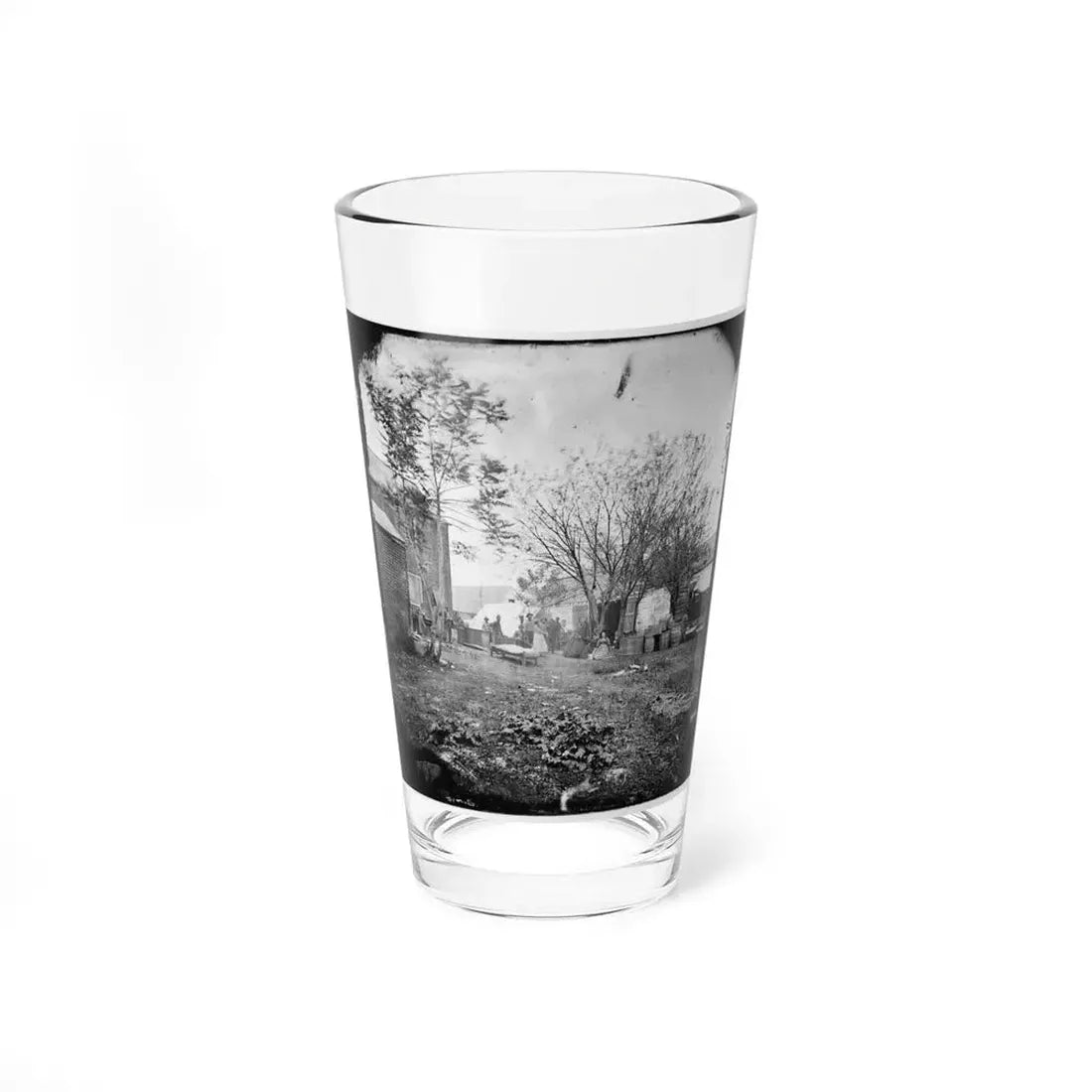 Fredericksburg, Va. Cooking Tent Of The U.S. Sanitary Commission (U.S. Civil War) Pint Glass 16oz 16oz - Go Mug Yourself