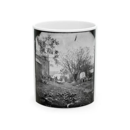 Fredericksburg, Va. Cooking Tent Of The U.S. Sanitary Commission (U.S. Civil War) White Coffee Mug 11oz - Go Mug Yourself