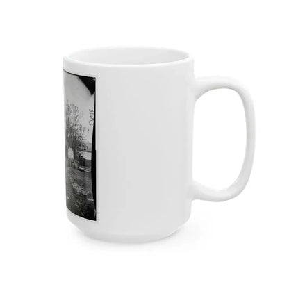 Fredericksburg, Va. Cooking Tent Of The U.S. Sanitary Commission (U.S. Civil War) White Coffee Mug - Go Mug Yourself