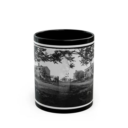 Fredericksburg, Va. Houses Damaged By The Shelling Of December 13, 1862 (U.S. Civil War) Black Coffee Mug 11oz - Go Mug Yourself