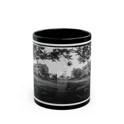 Fredericksburg, Va. Houses Damaged By The Shelling Of December 13, 1862 (U.S. Civil War) Black Coffee Mug 11oz - Go Mug Yourself