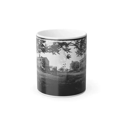 Fredericksburg, Va. Houses Damaged by the Shelling of December 13, 1862 (U.S. Civil War) Color Changing Coffee Mug 11oz Default Title 11oz - Go Mug Yourself