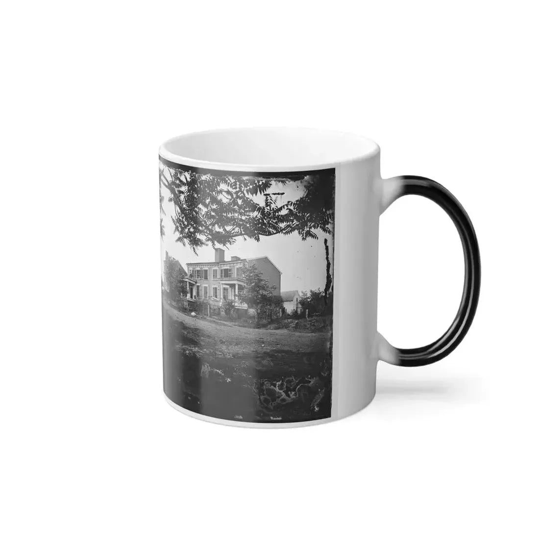 Fredericksburg, Va. Houses Damaged by the Shelling of December 13, 1862 (U.S. Civil War) Color Changing Coffee Mug 11oz - Go Mug Yourself