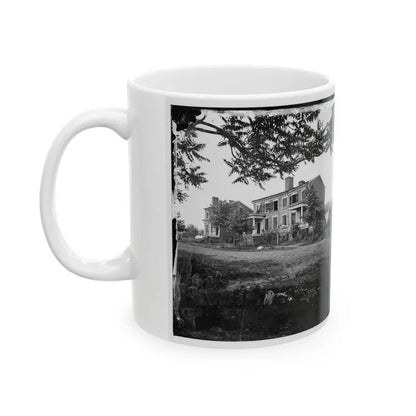 Fredericksburg, Va. Houses Damaged By The Shelling Of December 13, 1862 (U.S. Civil War) White Coffee Mug - Go Mug Yourself