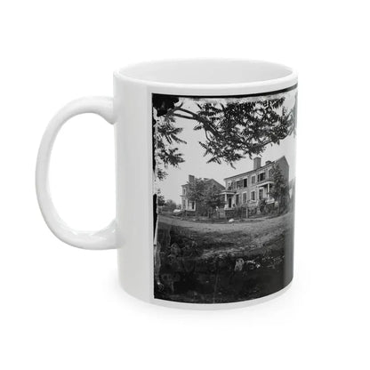 Fredericksburg, Va. Houses Damaged By The Shelling Of December 13, 1862 (U.S. Civil War) White Coffee Mug - Go Mug Yourself