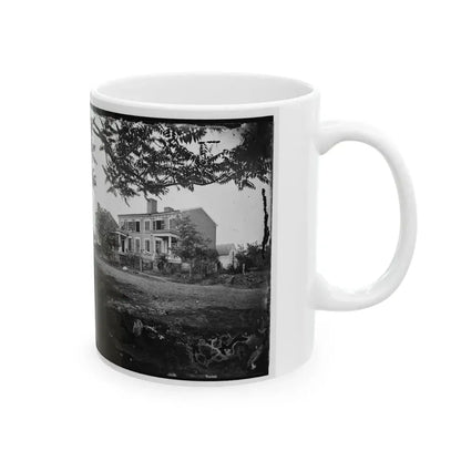 Fredericksburg, Va. Houses Damaged By The Shelling Of December 13, 1862 (U.S. Civil War) White Coffee Mug - Go Mug Yourself