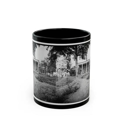 Fredericksburg, Va. Marye House, With Rifle Pits In Front (U.S. Civil War) Black Coffee Mug 11oz - Go Mug Yourself
