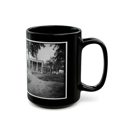 Fredericksburg, Va. Marye House, With Rifle Pits In Front (U.S. Civil War) Black Coffee Mug - Go Mug Yourself