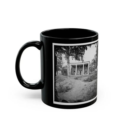 Fredericksburg, Va. Marye House, With Rifle Pits In Front (U.S. Civil War) Black Coffee Mug - Go Mug Yourself