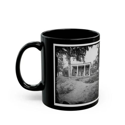 Fredericksburg, Va. Marye House, With Rifle Pits In Front (U.S. Civil War) Black Coffee Mug - Go Mug Yourself