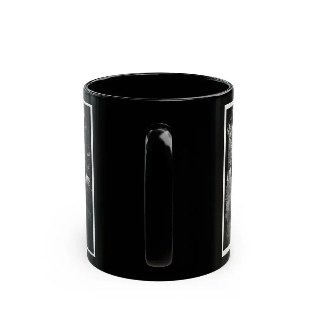 Fredericksburg, Va. Marye House, With Rifle Pits In Front (U.S. Civil War) Black Coffee Mug - Go Mug Yourself